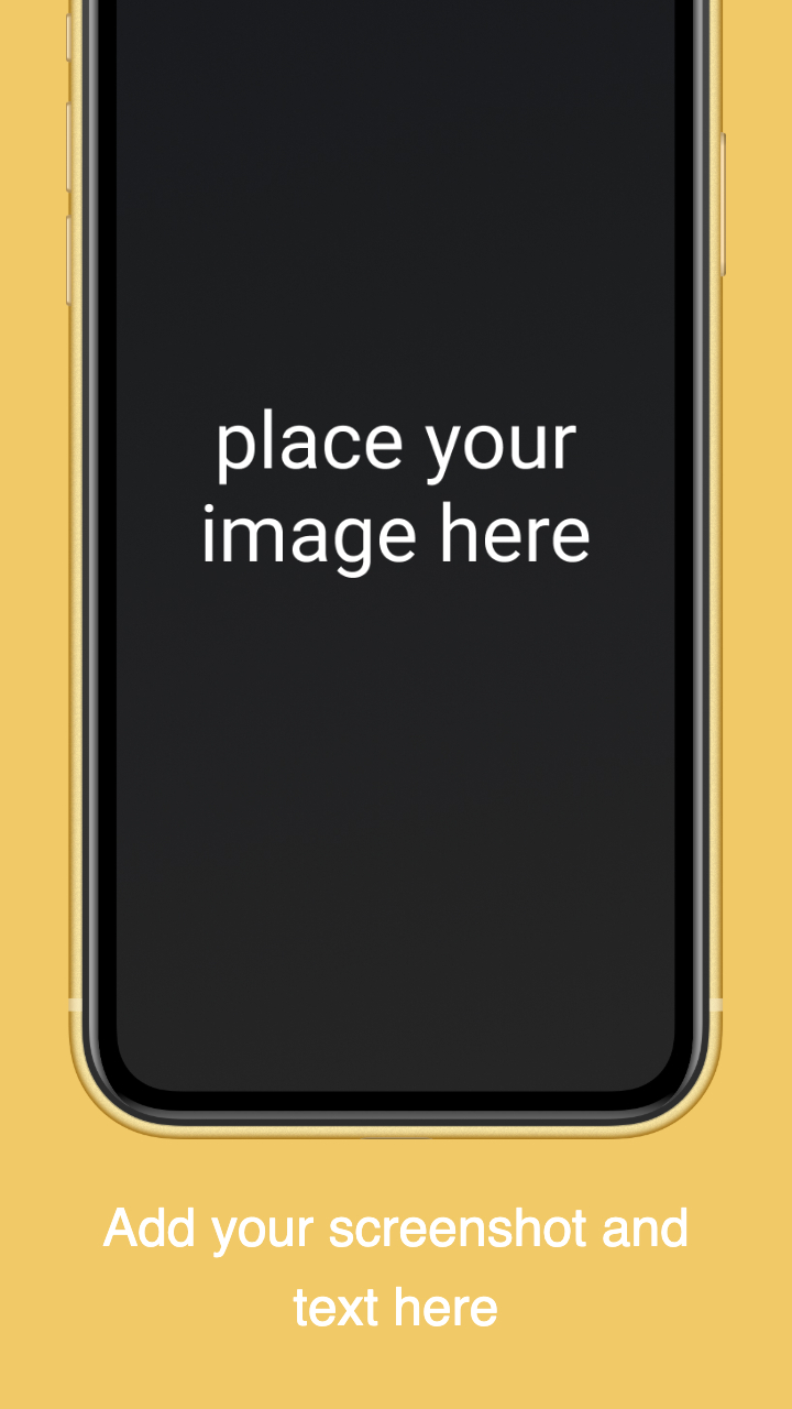 Google Play Screenshot Template